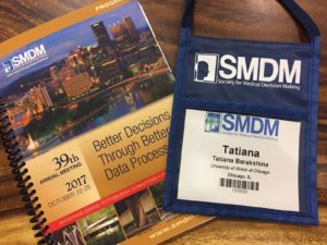 Medical Decision-Making: SMDM Conference -- Tatiana's reflections