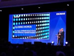 ESOMAR 2018 closing remarks